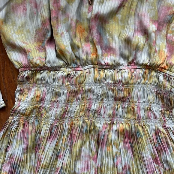 Current Air Midi Dress Women’s Size Large Dress Multicolor Boho Stretch - Picture 7 of 10